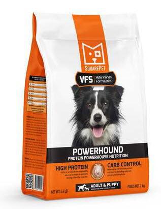 SquarePet Dog Food VFS POWERHOUND Turkey & Chicken