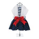 Nautical Dog Dress with Matching Leash