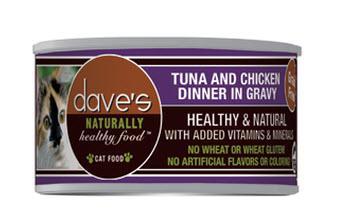 Dave's Cat Naturally Healthy Can Tuna & Chicken 3 oz