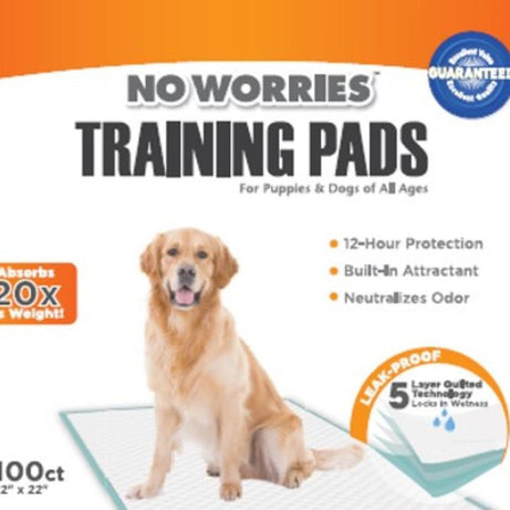 Four Paws No Worries 12-Hour Dog Training Pads 122 inx22 in (100 ct)