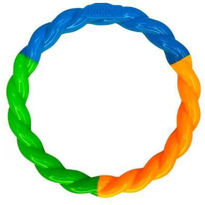 Kong Twistz High-Viz Ring Dog Toy Large