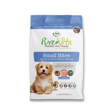 Pure Vita Dog Dry Small Bites GF Turkey & Sweet Potato