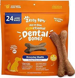 Zesty Paws All-in-One FUNctional Dental Bones