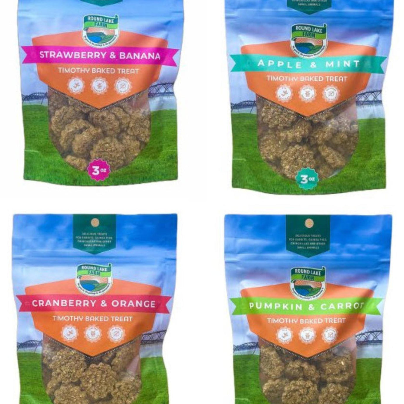 Round Lake Farm Timothy Hay Small Animal Treat - 3oz