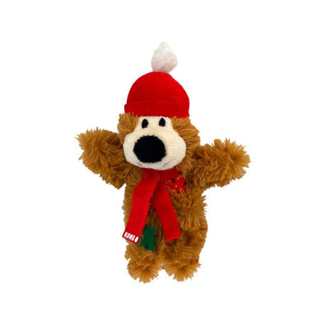 KONG Holiday Softies Bear Cat Toy