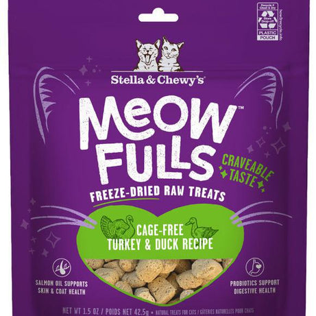 Stella & Chewy'S Cat FD Treat Turkey Duck 1.5 oz