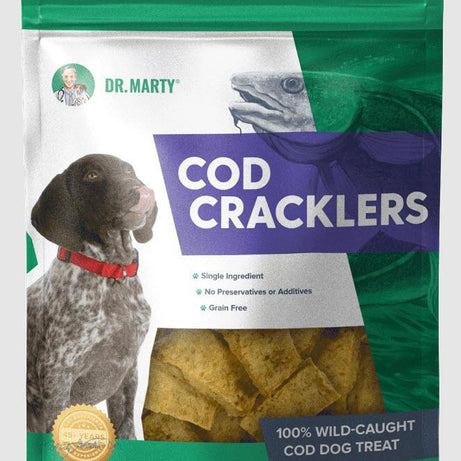 Dr. Marty Cod Cracklers Dog Treat 4 oz