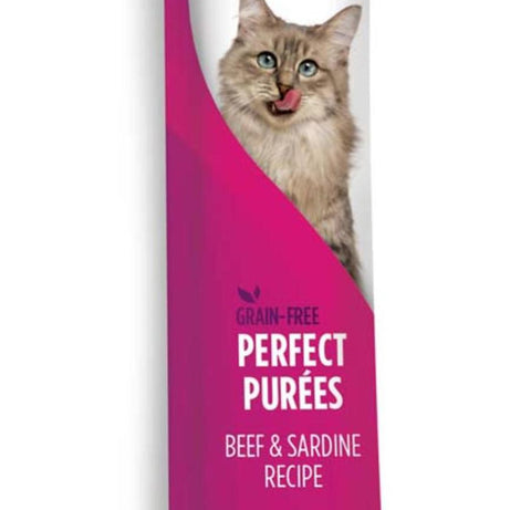 Nulo Freestyle Perfect Purees Grain-Free Cat Food Topper/Treat Beef & Sardine