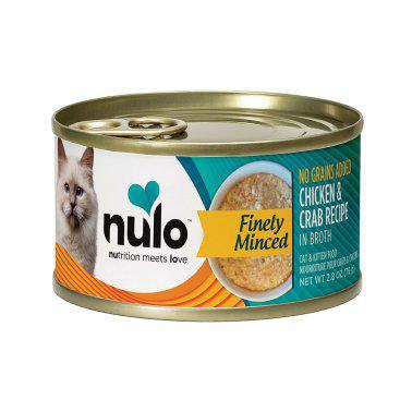 Nulo Cat and Kitten Food Finely Minced Chicken and Crab