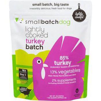 Small Batch Dog Frozen Lightly Cooked Turkey