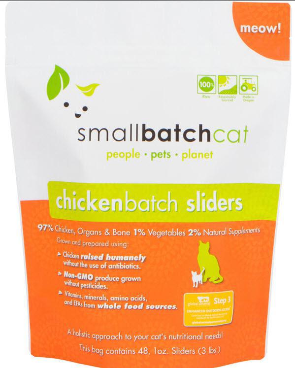 Small Batch Cat Frozen Sliders Chicken