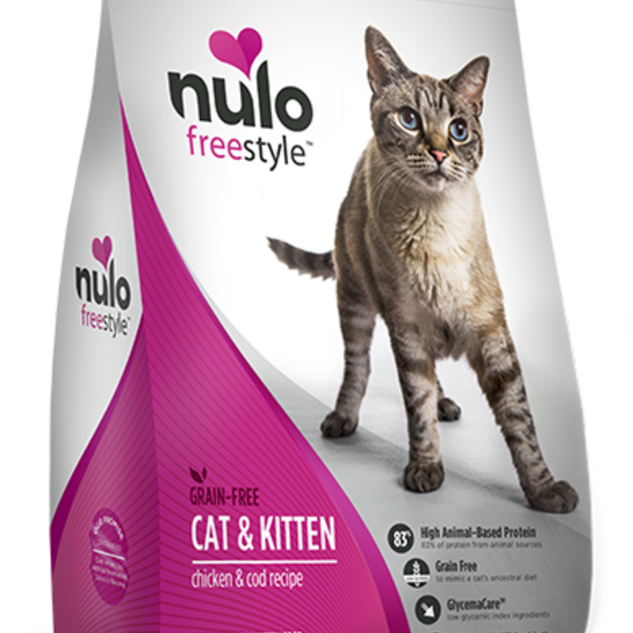 Nulo FreeStyle Cat and Kitten Grain Free Chicken and Cod Recipe Dry Cat Food