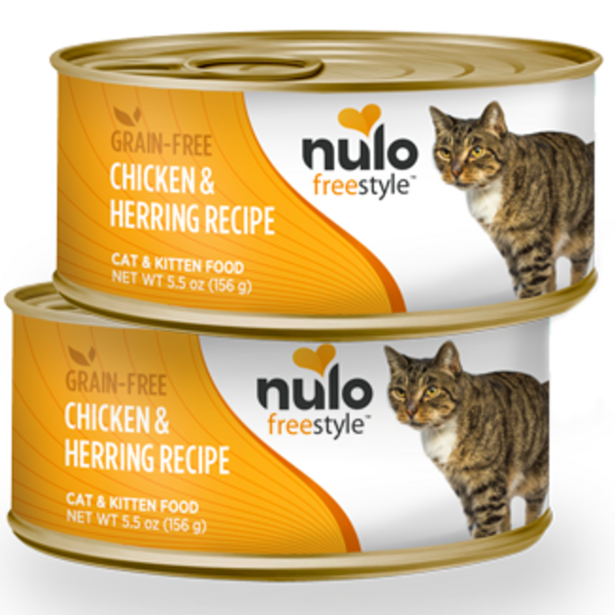 Nulo FreeStyle Grain Free Chicken and Herring Recipe Canned Kitten and Cat Food