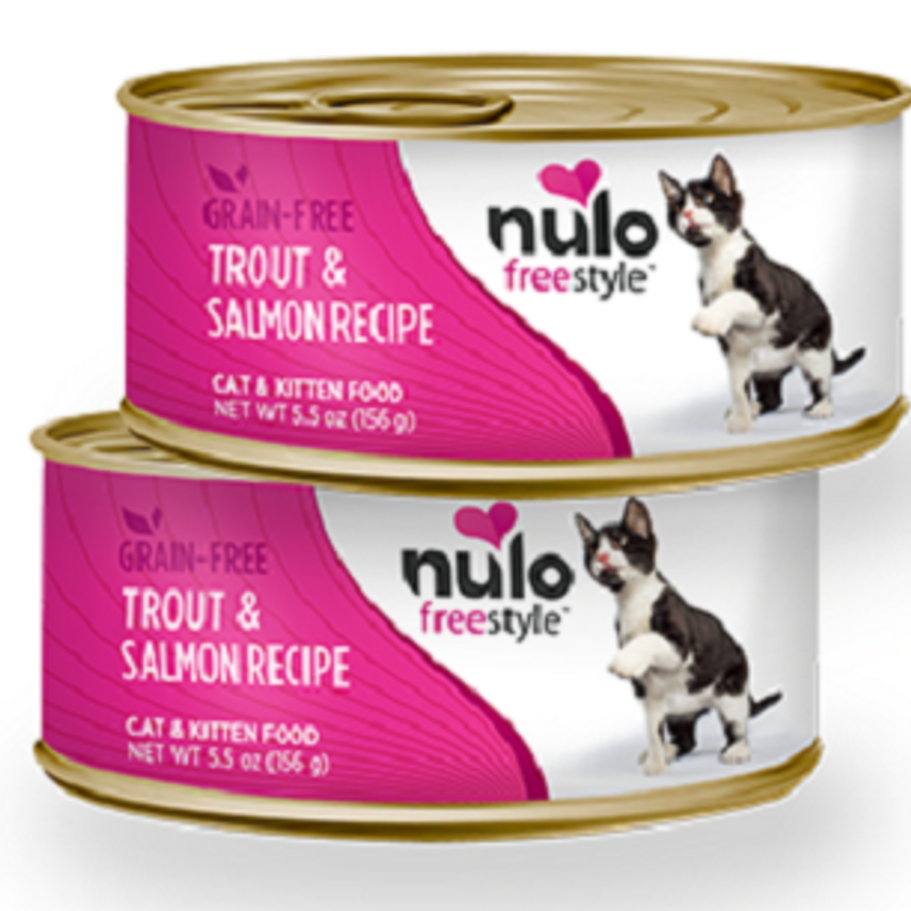 Nulo FreeStyle Grain Free Trout and Salmon Recipe Canned Cat Food