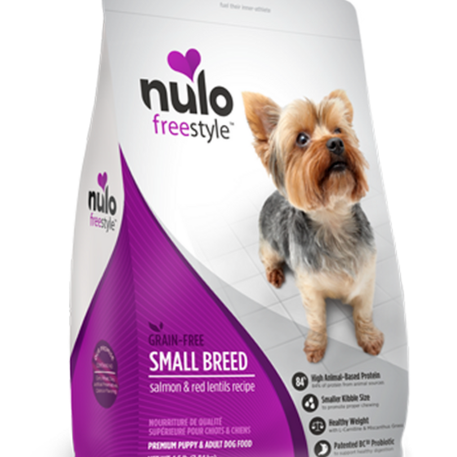 Nulo Freestyle Grain Free Small Breed Salmon and Red Lentil Dry Dog Food