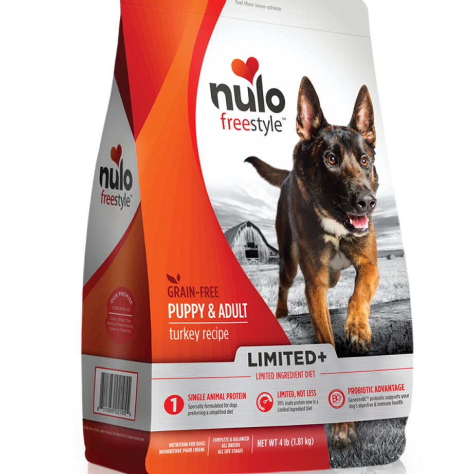 Nulo FreeStyle Limited+ Grain Free Turkey Recipe Puppy & Adult Dry Dog Food