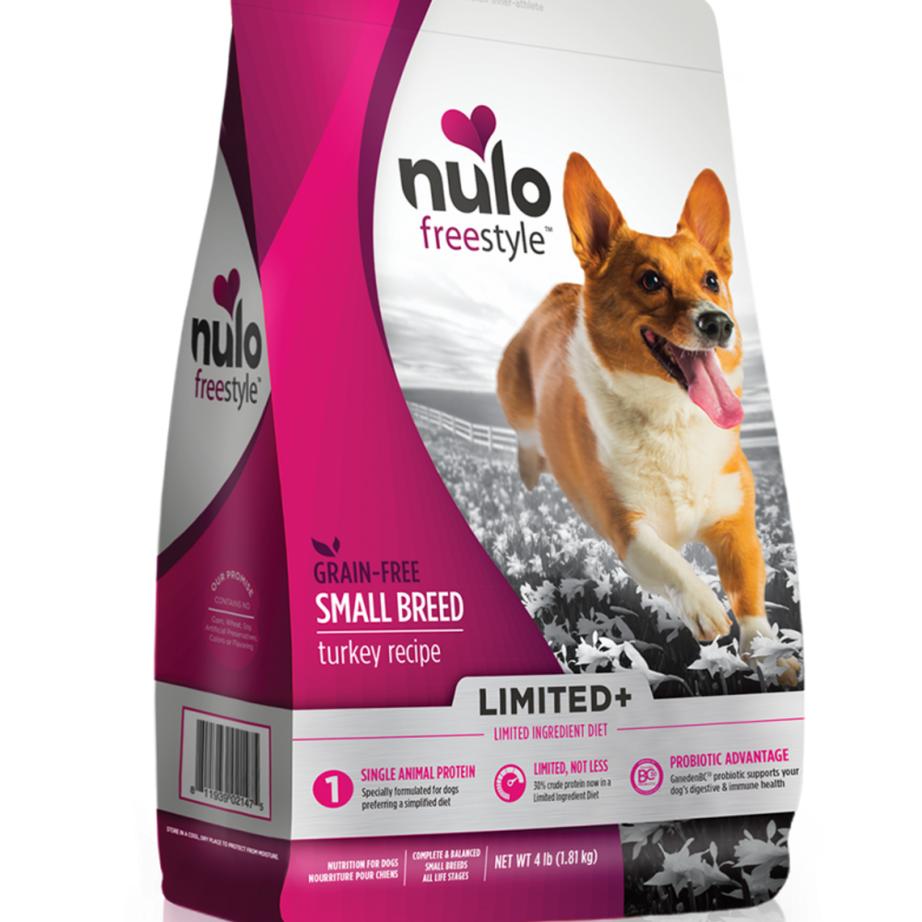 Nulo FreeStyle Limited+ Grain-Free Turkey Recipe Small Breed Puppy & Adult Dry Dog Food