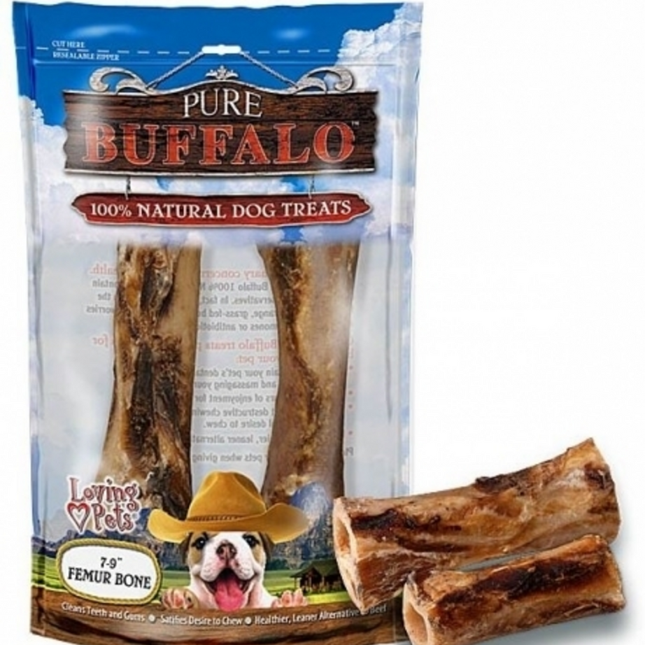 Pure Buffalo Meaty Femur Bone Dog Treats