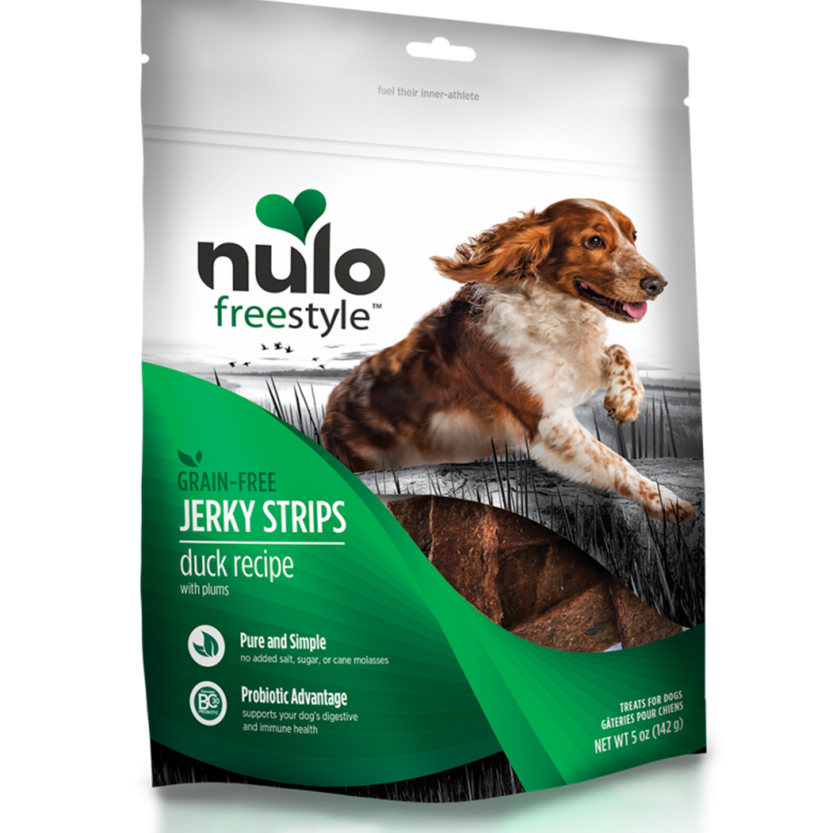 Nulo Freestyle Grain Free Duck & Plum Recipe Jerky Dog Treats