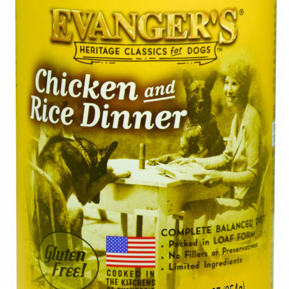 Evangers Classic Chicken and Rice Dinner Canned Dog Food