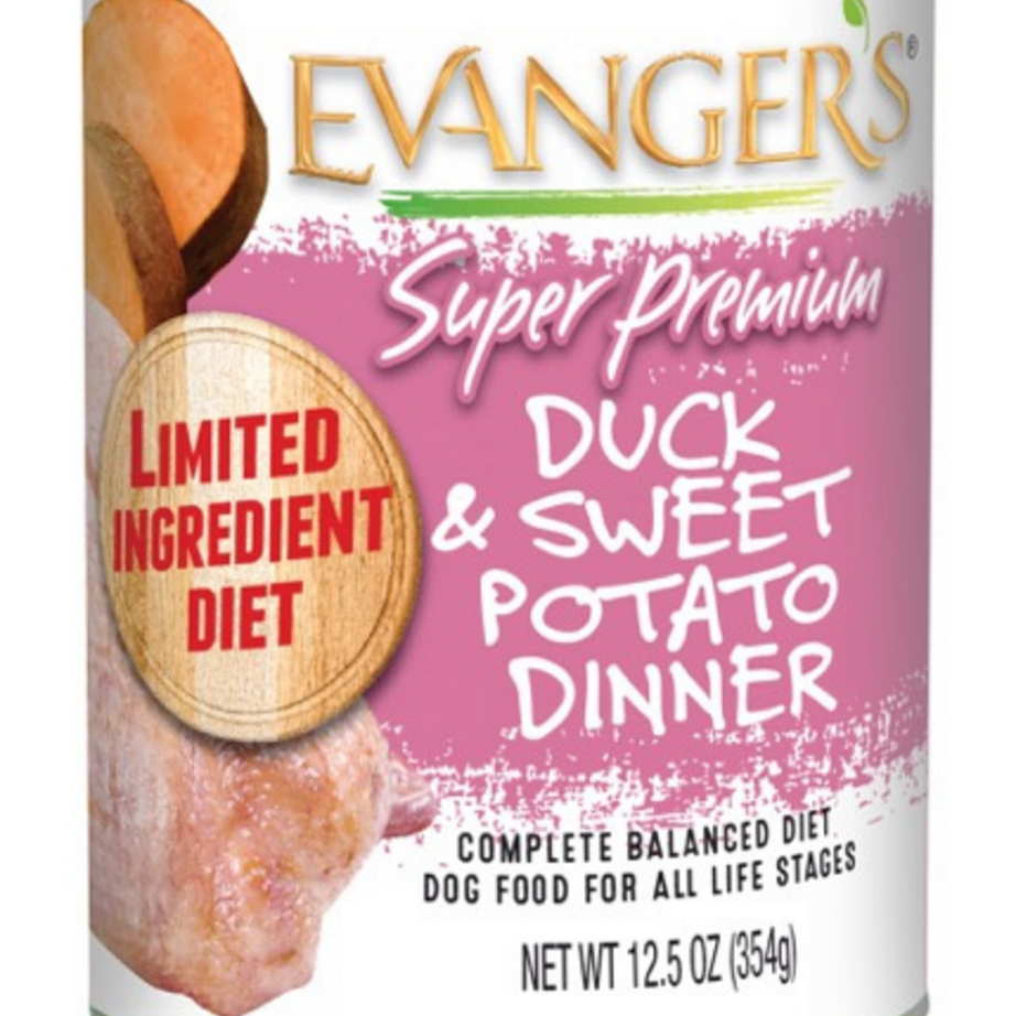 Evangers Super Premium Duck and Sweet Potato Canned Dog Food