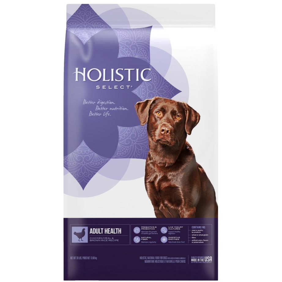 Holistic Select Natural Adult Health Chicken Meal and Brown Rice Recipe Dry Dog Food