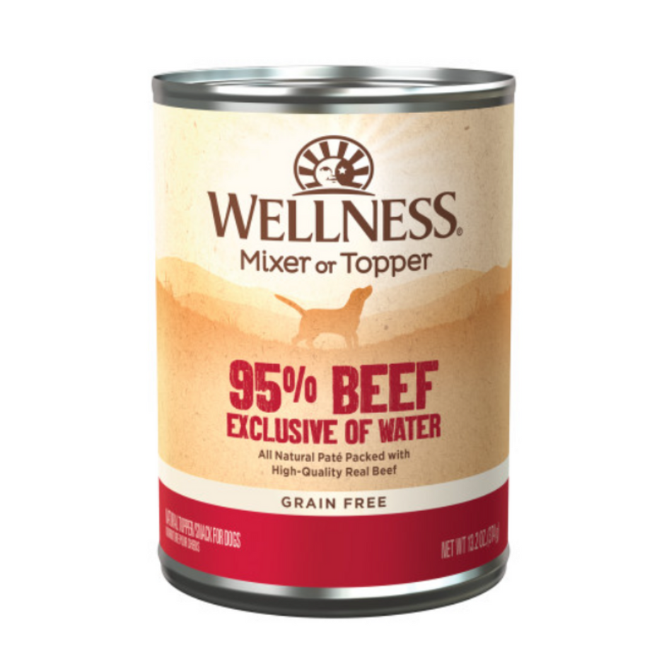 Wellness Natural Grain Free 95% Beef Recipe Adult Wet Canned Dog Food