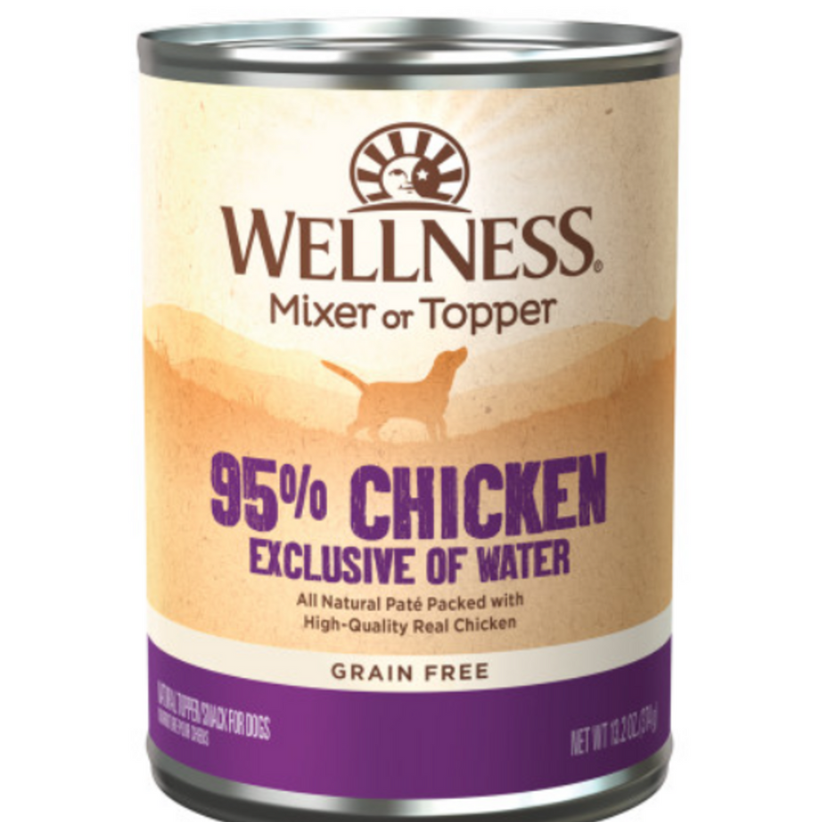 Wellness Natural Grain Free 95% Chicken Recipe Adult Wet Canned Dog Food