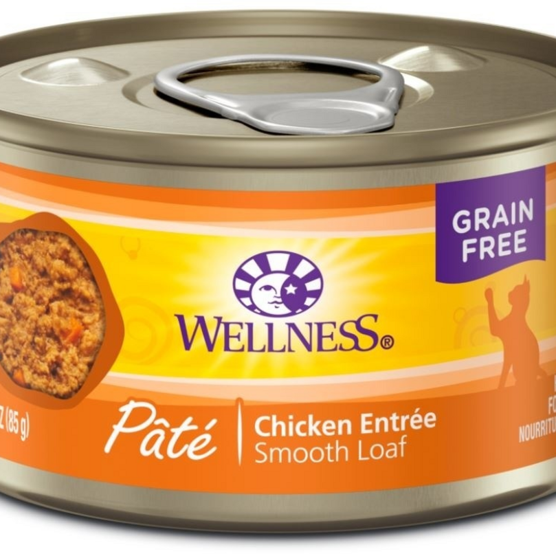 Wellness Complete Health Natural Grain Free Chicken Pate Wet Canned Cat Food