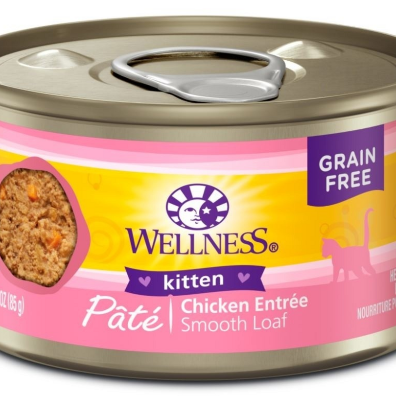 Wellness Complete Health Natural Grain Free Kitten Health Chicken Recipe Wet Canned Cat Food