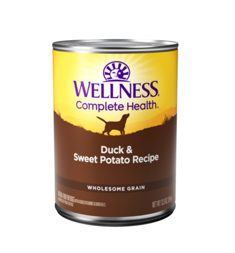 Wellness Complete Health Natural Duck and Sweet Potato Recipe Wet Canned Dog Food