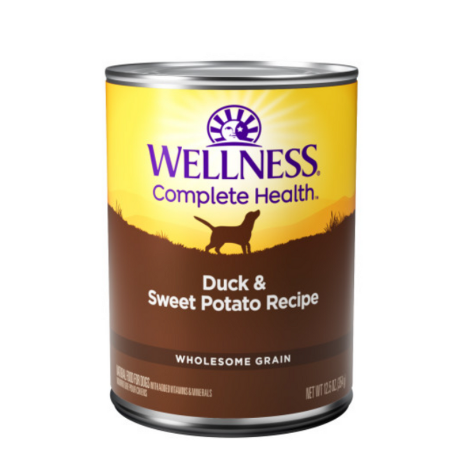 Wellness Complete Health Natural Duck and Sweet Potato Recipe Wet Canned Dog Food