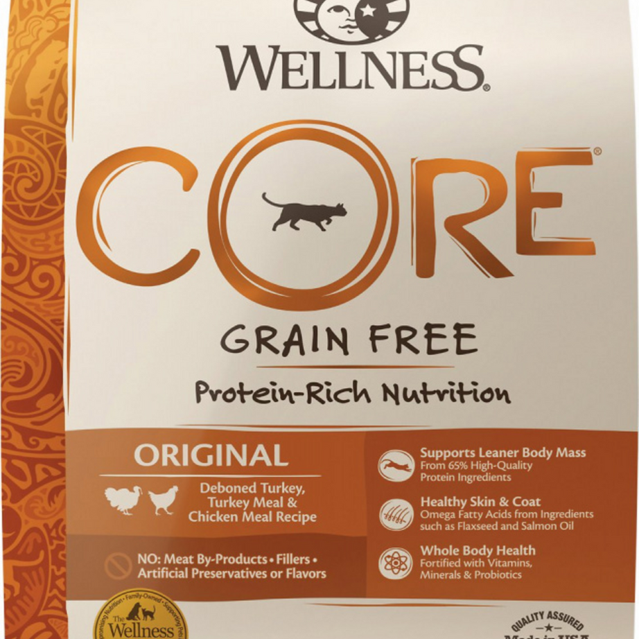 Wellness CORE Natural Grain Free Original Turkey, Chicken, Whitefish & Herring Recipe Dry Cat Food