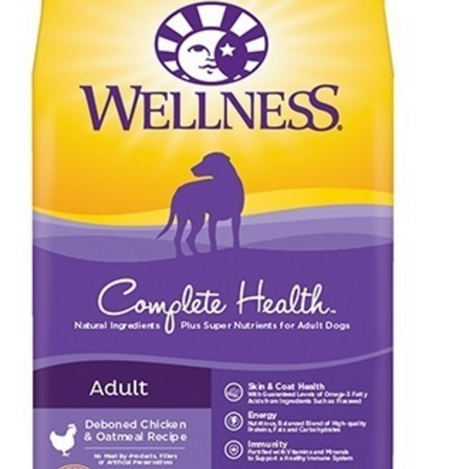 Wellness Complete Health Natural Chicken Recipe Dry Dog Food