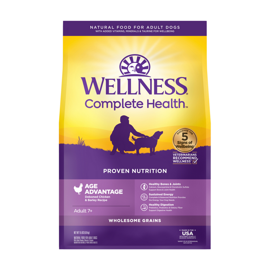 Wellness Complete Health Natural Senior Health Chicken Recipe Dry Dog Food