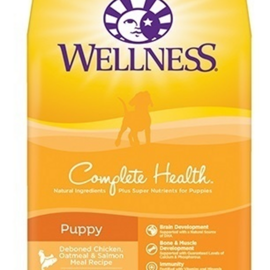 Wellness Complete Health Natural Puppy Chicken, Oatmeal and Salmon Dry Dog Food