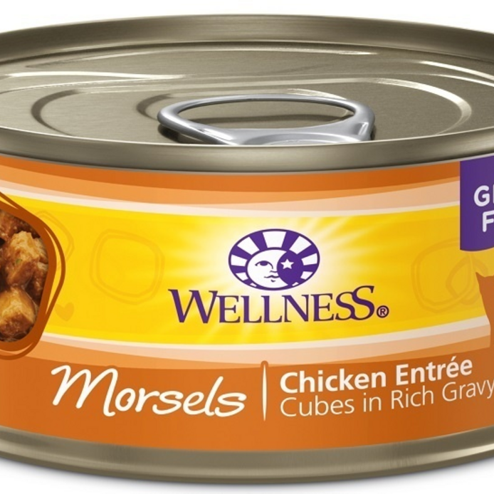 Wellness Grain-free Natural Cubed Chicken Recipe Wet Canned Cat Food