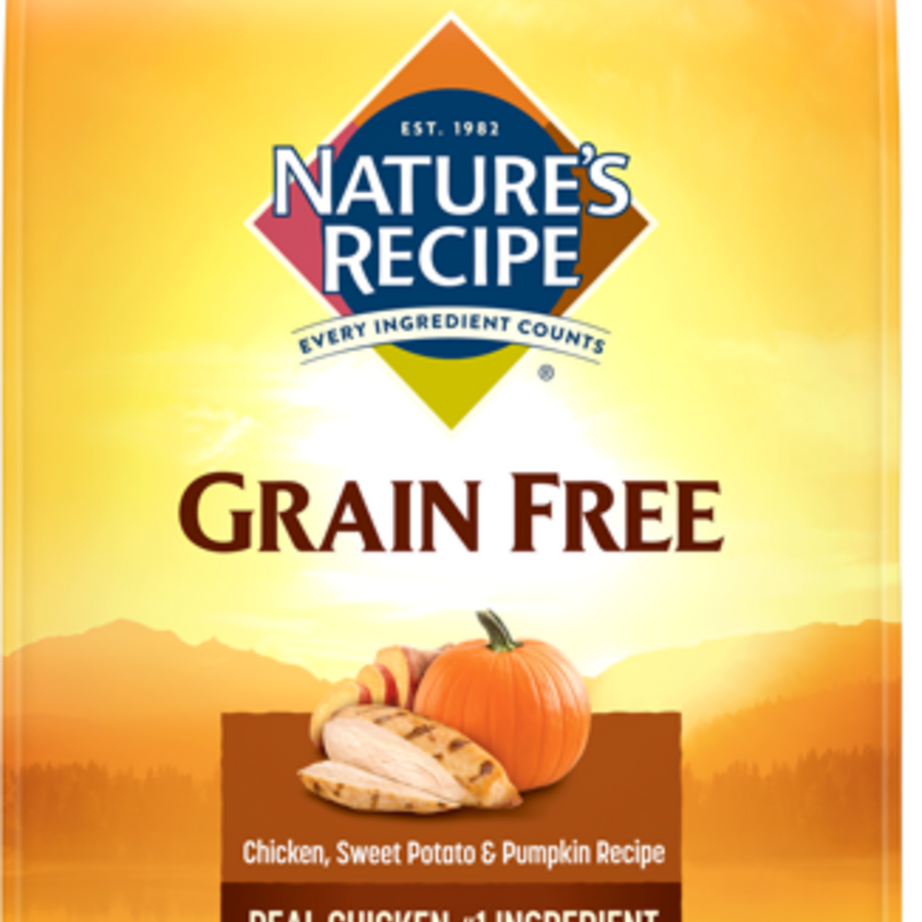 Nature's Recipe Grain Free Chicken, Sweet Potato & Pumpkin Dry Dog Food