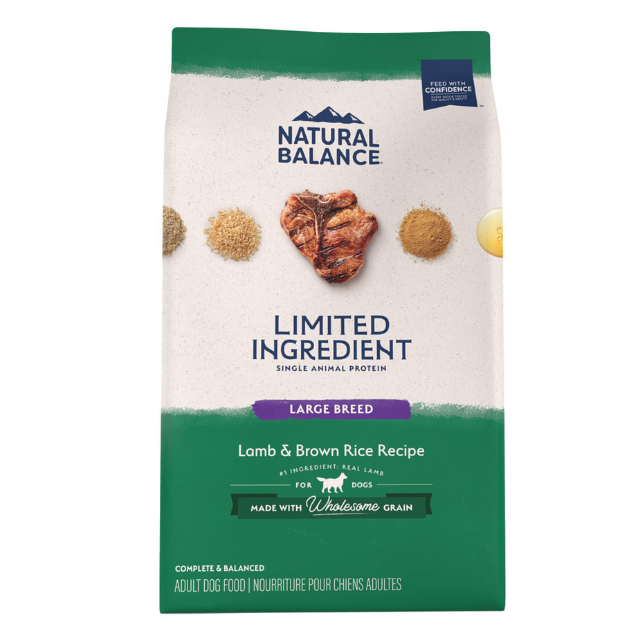 Natural Balance Limited Ingredient Lamb & Brown Rice Large Breed Recipe Dry Dog Food