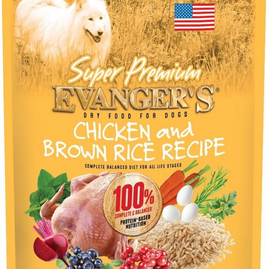 Evangers Super Premium Chicken with Brown Rice Dry Dog Food