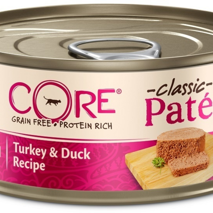 Wellness CORE Natural Grain Free Turkey and Duck Pate Wet Canned Cat Food