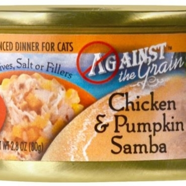 Against the Grain Chicken and Pumpkin Samba Canned Cat Food