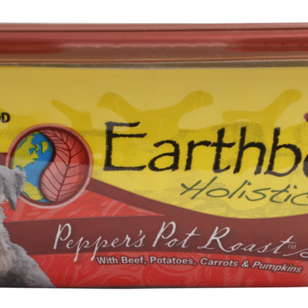 Earthborn Holistic Pepper's Pot Roast Gourmet Dinners Grain Free Moist Dog Food Tubs