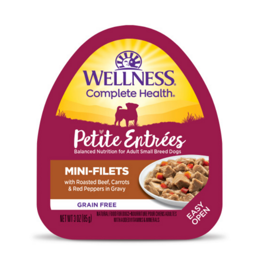 Wellness Petite Entrees Mini-Filets With Roasted Beef, Carrots & Red Peppers in Gravy