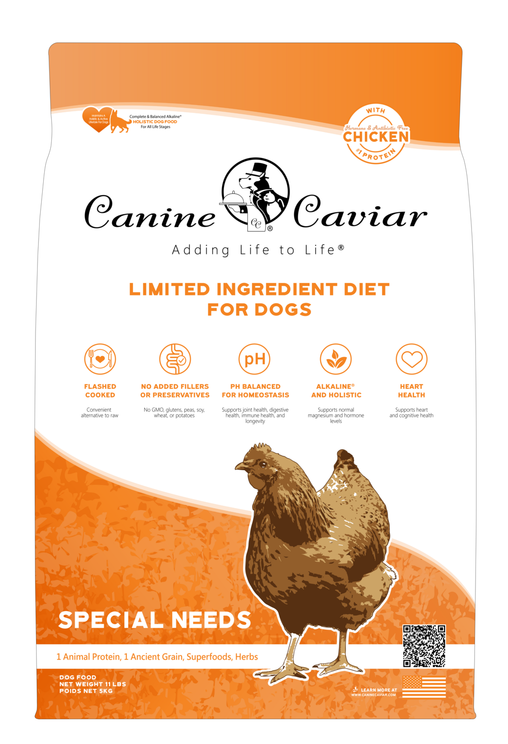 Canine Caviar Special Needs Alkaline Holistic Entree Dry Dog Food