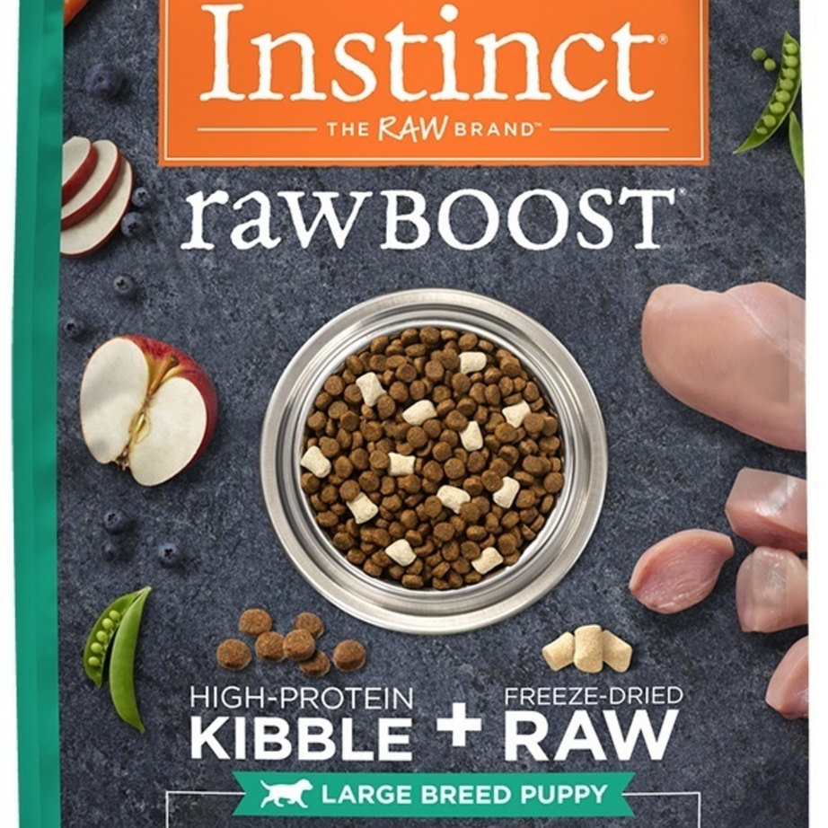 Instinct Raw Boost Grain Free Large Breed Puppy Chicken Meal Formula Dry Dog Food