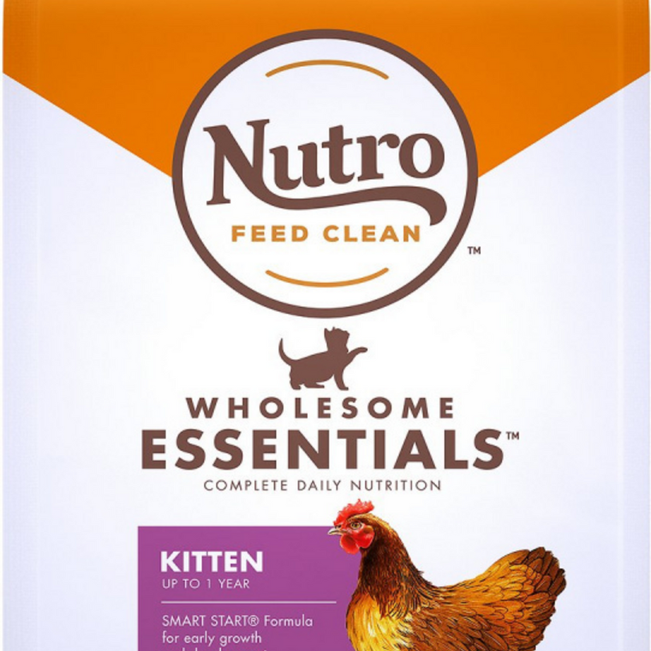 Nutro Wholesome Essentials Farm Raised Kitten Chicken and Brown Rice Dry Cat Food