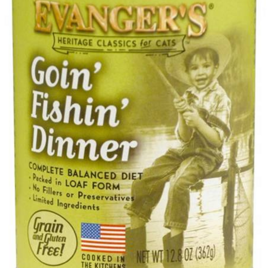 Evanger's Classic Recipe Grain Free Goin FIshin Dinner Canned Cat Food