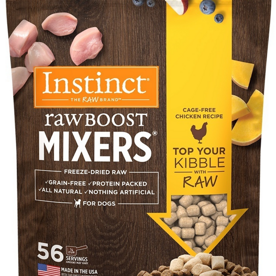 Instinct Raw Boost Mixers Grain Free Freeze-Dried Raw Chicken Dog Food Topper