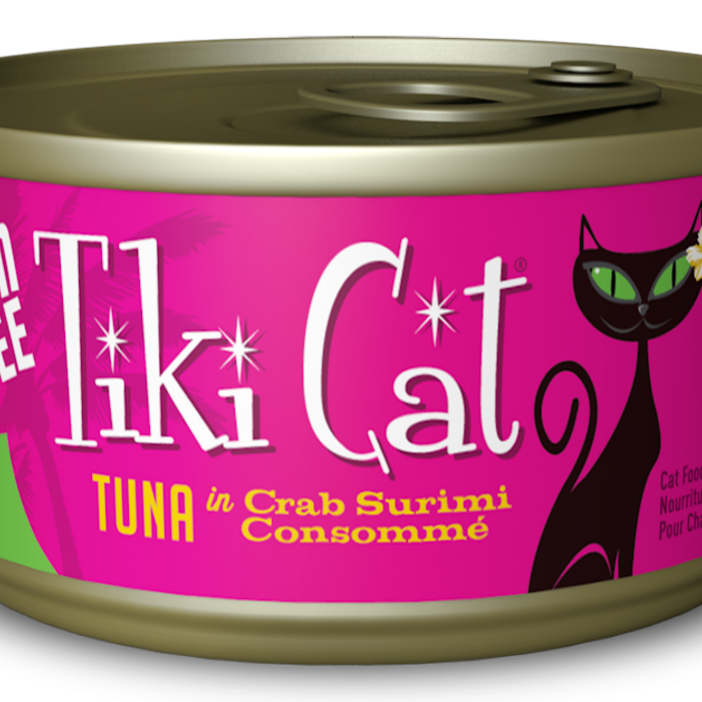 Tiki Cat Lanai Luau Grain Free Tuna In Crab Surimi Consomme Canned Cat Food